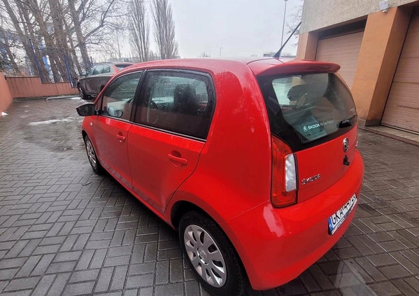 Skoda Citigo cena 22900 przebieg: 135000, rok produkcji 2015 z Otmuchów małe 154